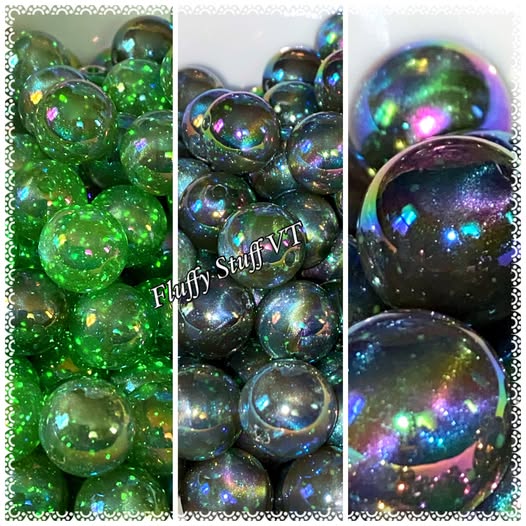 16mm glow in the dark/sky luminous beads