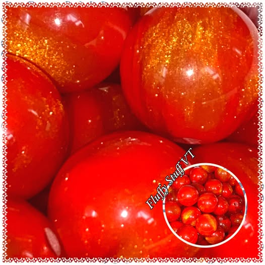 16mm bonfire red🔥 resin tiger eye bead.