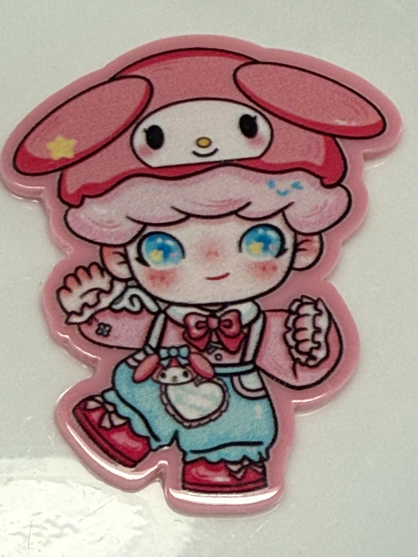 badge reel glitter acrylics new 12/22/25, 12/27/25, 1/2/26