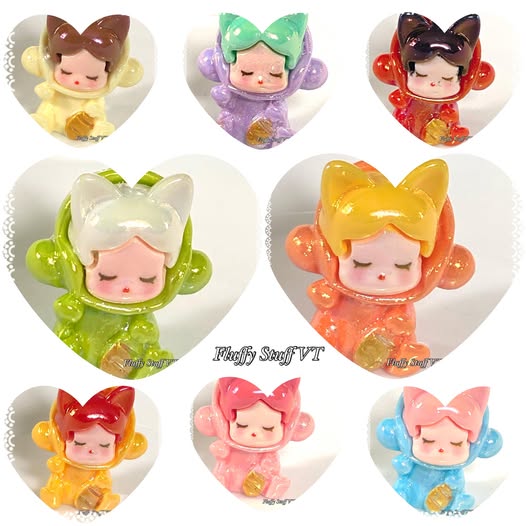 30mm 3D kitty skull panda focal bead.