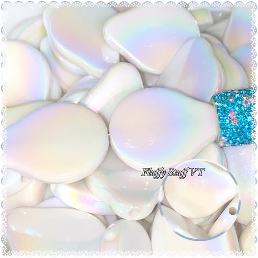 31mm pear shaped DIY flat bead