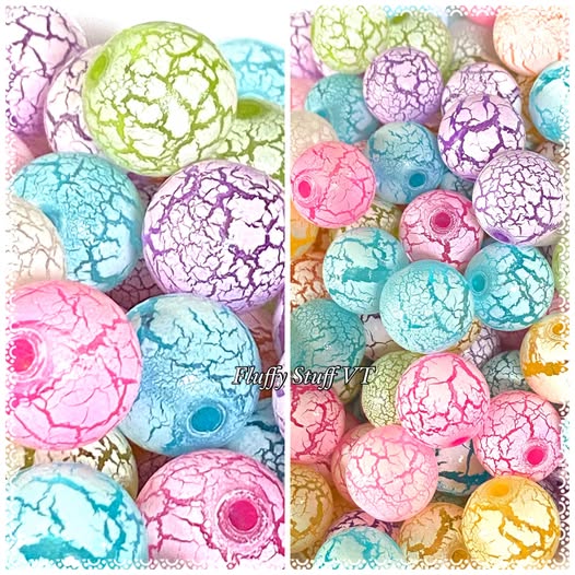 16mm crackled paint bright color mix