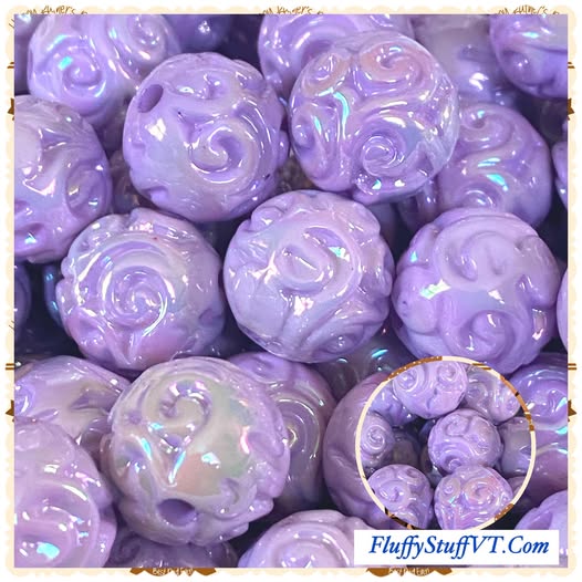 16mm Ming dynasty purple bead