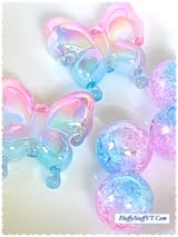 Dreamy butterfly bead bundles: 2 butterflies and four coordinating beads included