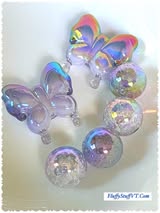 Dreamy butterfly bead bundles: 2 butterflies and four coordinating beads included