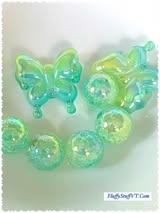 Dreamy butterfly bead bundles: 2 butterflies and four coordinating beads included