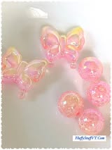 Dreamy butterfly bead bundles: 2 butterflies and four coordinating beads included