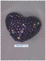 18mm glass rhinestone hearts