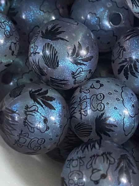 16mm pond glow in the dark lumi bead