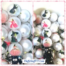 16mm pearl Wicked character beads