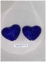 18mm glass rhinestone hearts