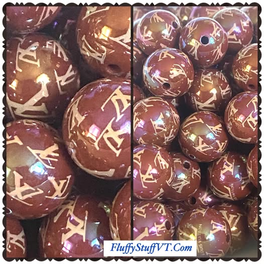 16mm brown uv coated LV bead