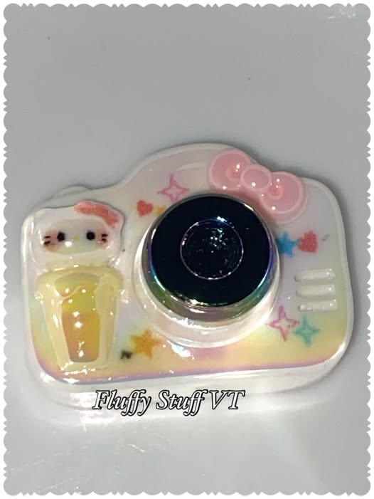 22mm fully detailed and cute HK 3D camera beads.