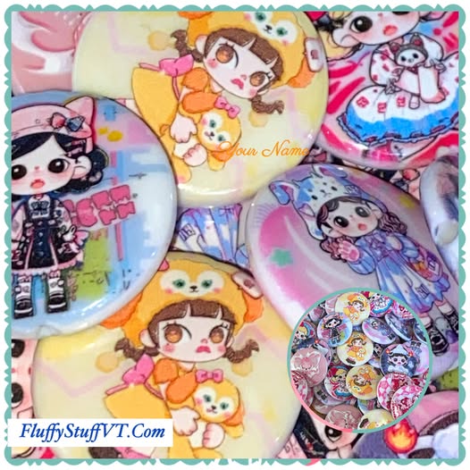 25mm pop mart girls beads