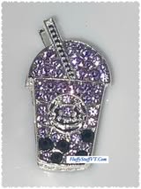 26mm four hole boba rhinestone metal bead.