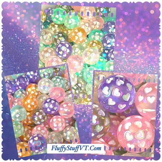 16mm sky luminous subtle galaxy with imprinted hearts