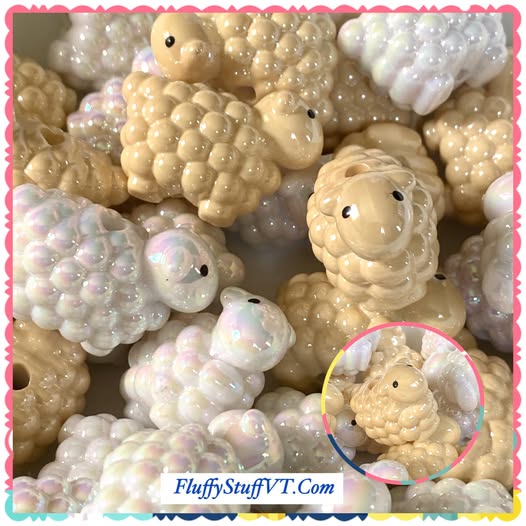 20mm tan and white sheep