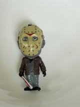 3d figures w/little stand and hole in one foot.