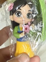 3” (75mm) excellent quality 3D fully detailed princesses figures with hole in foot and stand.