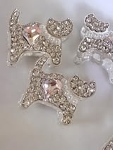 18mm metal rhinestone/pearl/gem heart bead.