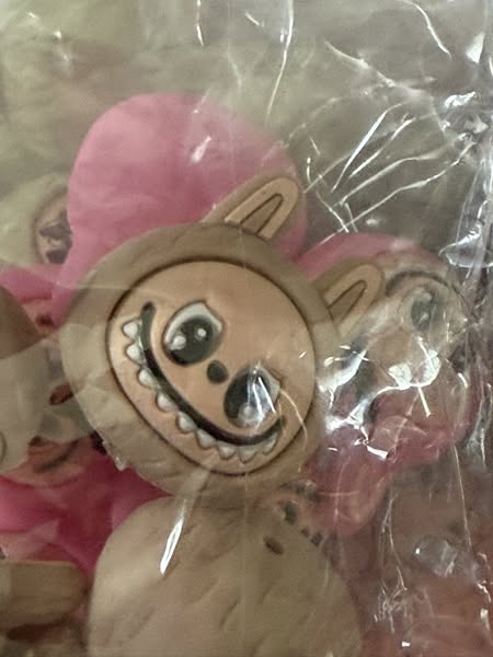 30mm big fat 3D labubu rubber head