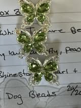 21mm prettiest metal and gem butterfly ever made💕