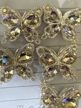 21mm prettiest metal and gem butterfly ever made💕