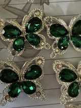 21mm prettiest metal and gem butterfly ever made💕