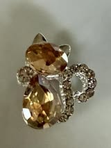 18mm metal rhinestone and gem beads