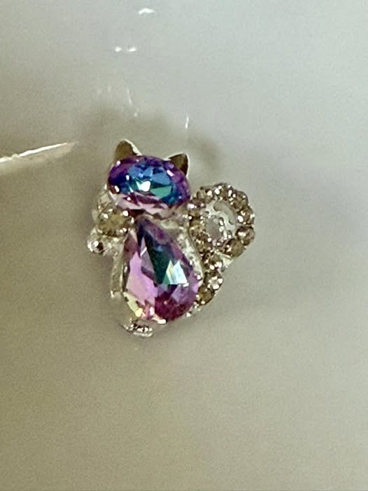 18mm metal rhinestone and gem beads