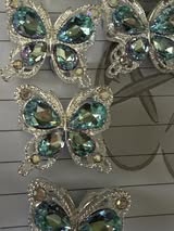 21mm prettiest metal and gem butterfly ever made💕