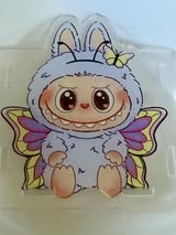 Labubu slide together pencil bin. Design on both sides