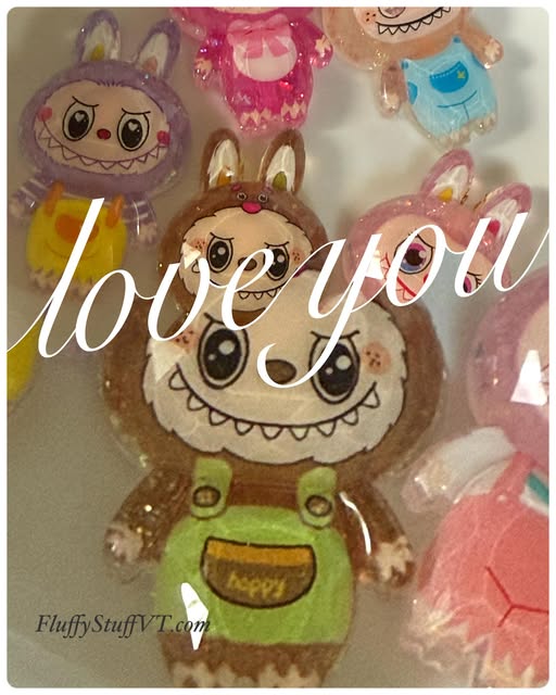 46mm diamond cut Labubu bead (fits pens)