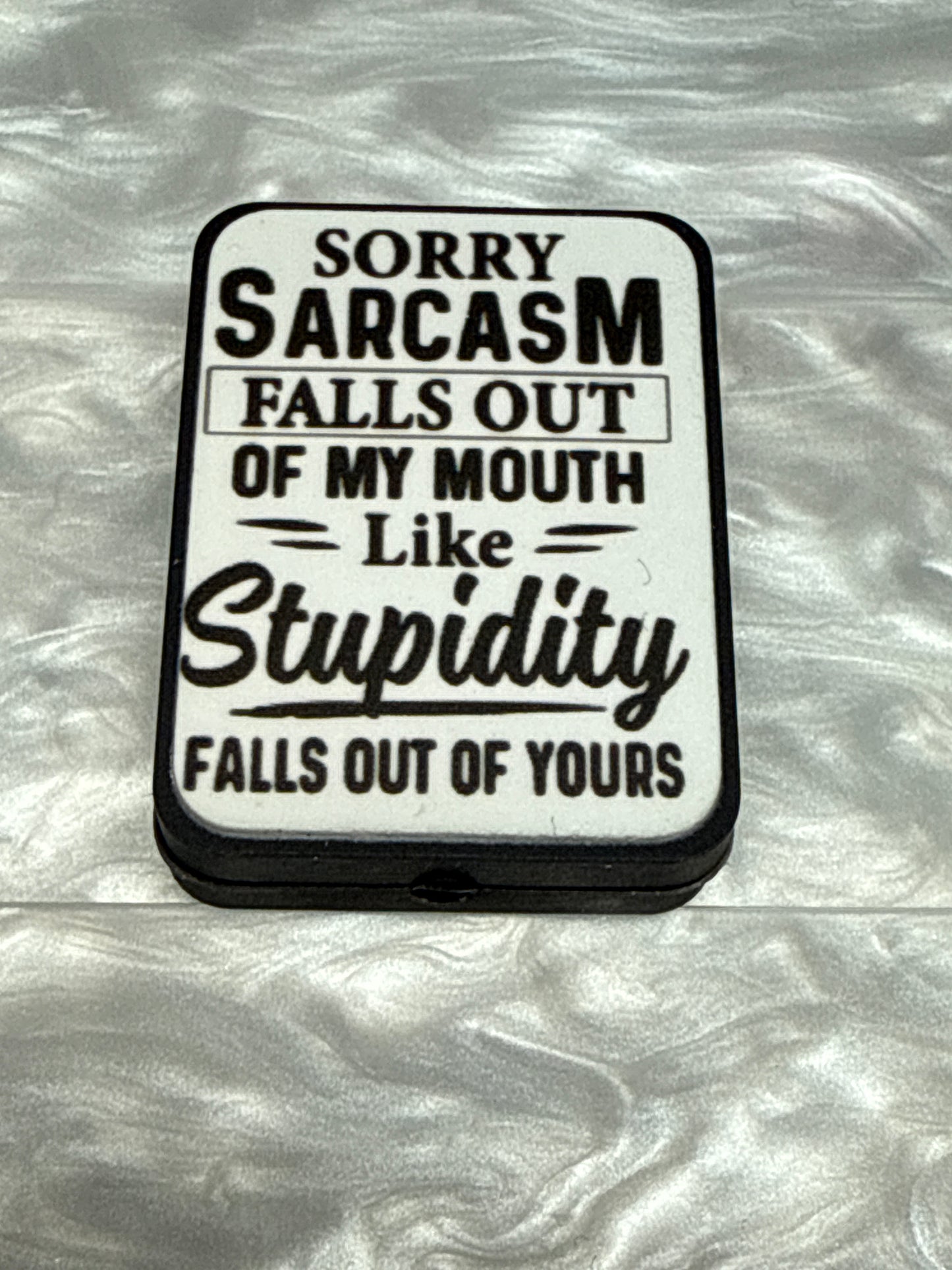 Focal silicone beads