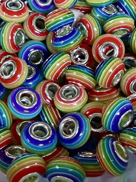 14mm acrylic rainbow spacer