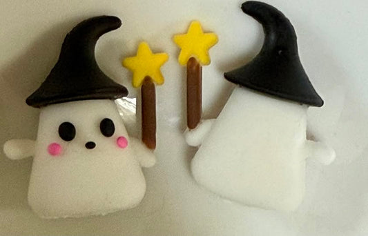 32mm rubber pen topper ghostly wizard.