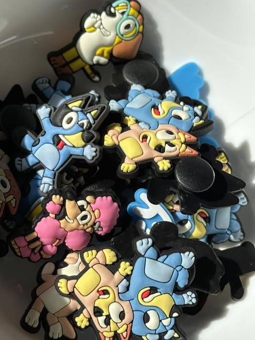 Bluey croc charms