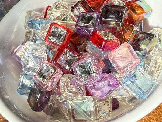 18mm corner to corner large rhinestone bead