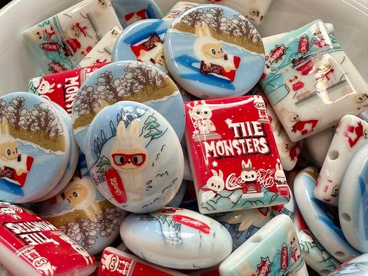 28mm lububu monsters bead