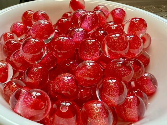 16mm glow glitter center color