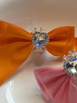 22mm fancy sugar and rhinestone bead with a stunning silver crown.