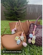 18.5” satin tulip charm cords.