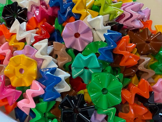 16mm acrylic zigzag spacers