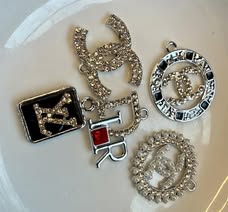 Designer metal charms