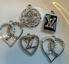Designer metal charms
