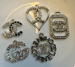 Designer metal charms
