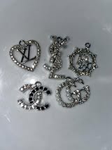 Designer metal charms