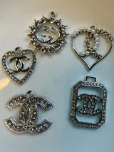 Designer metal charms