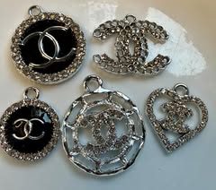 Designer metal charms