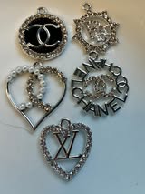 Designer metal charms